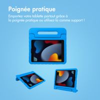 imoshion Coque kidsproof avec poignée Apple iPad 9 (2021) 10.2 pouces / iPad 8 (2020) 10.2 pouces / iPad 7 (2019) 10.2 pouces - Bleu