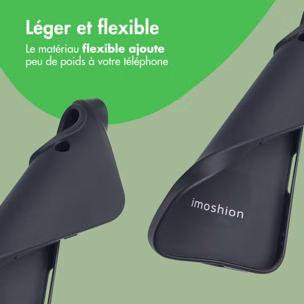 imoshion Coque Couleur Apple iPhone 16 - Noir