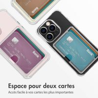 imoshion Coque silicone avec porte-cartes Apple iPhone 13 Pro - Transparent