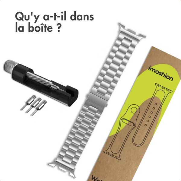 imoshion Bracelet en acier Huawei Watch Fit 3 - Argent