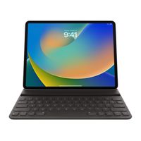 Apple Smart Folio Keyboard Apple iPad Pro 12.9 (2018/2020/2021/2022) / iPad Air 13 pouces (2025) M3 / (2024) M2 - QWERTY - Noir