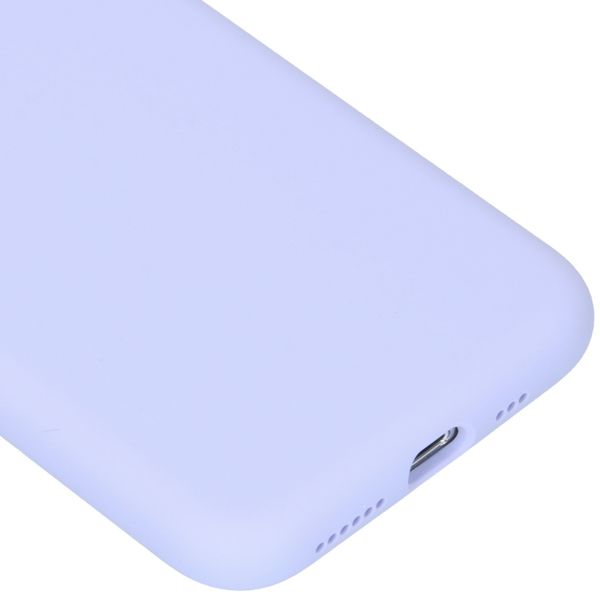 Accezz Coque Liquid Silicone Apple iPhone 11 Pro - Violet