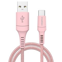 imoshion Braided USB-C vers câble USB - 2 mètre - Rose