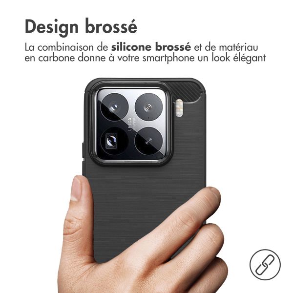 imoshion Coque Brushed Xiaomi 15 Pro - Noir