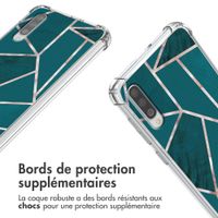 imoshion Coque Design avec cordon Samsung Galaxy A50 / A30s - Petrol Green Graphic